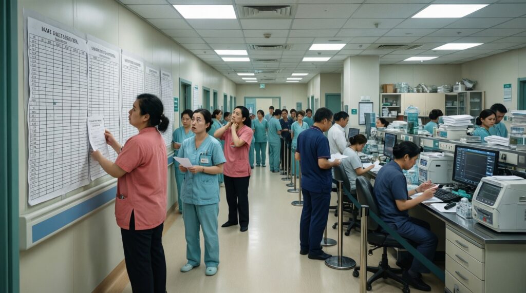 - Работа поликлиник и больниц: запись, очереди, новые отделения и оборудование - иллюстрация