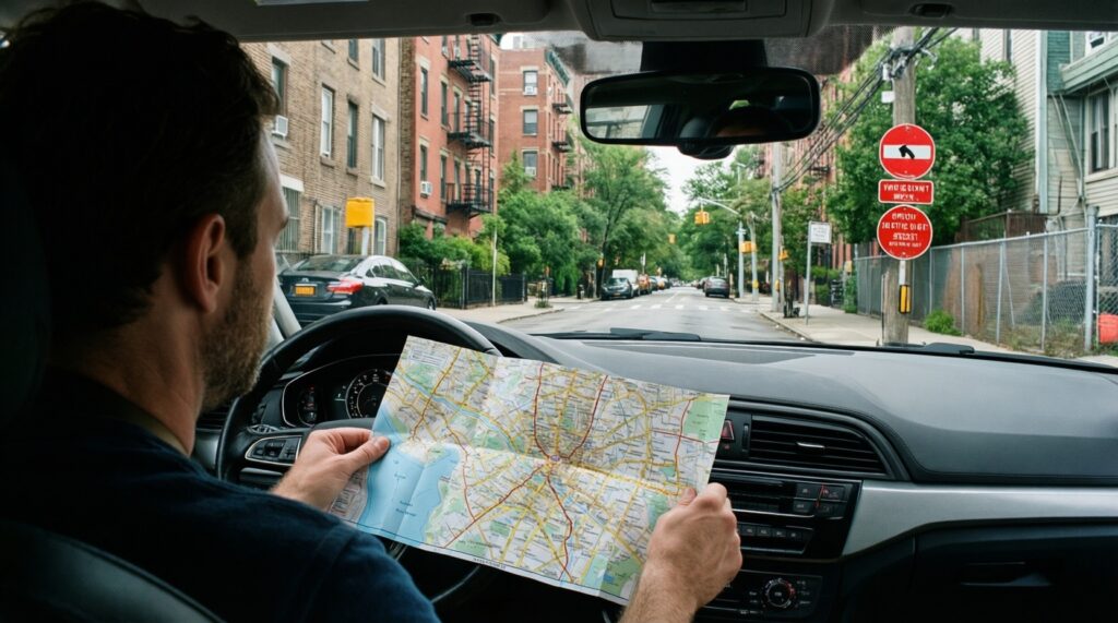 - Дорожные ремонты и перекрытия: карта работ и альтернативные маршруты - иллюстрация